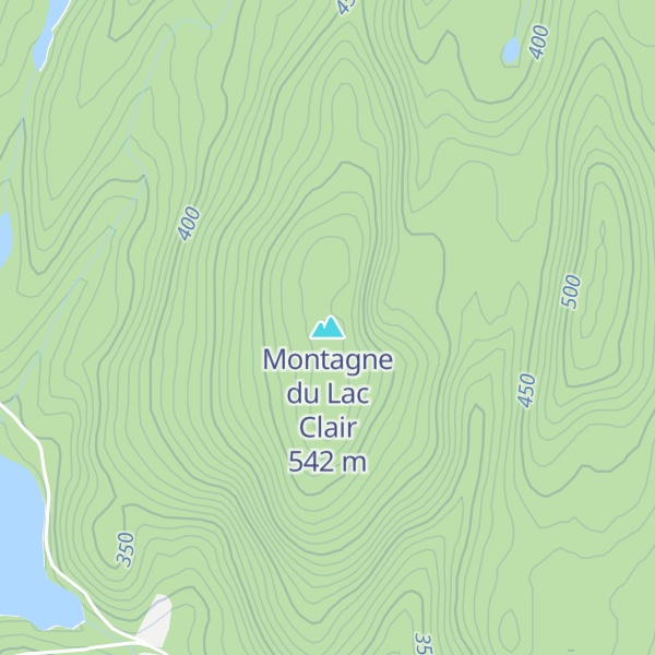 Map of Montagne du Lac Clair