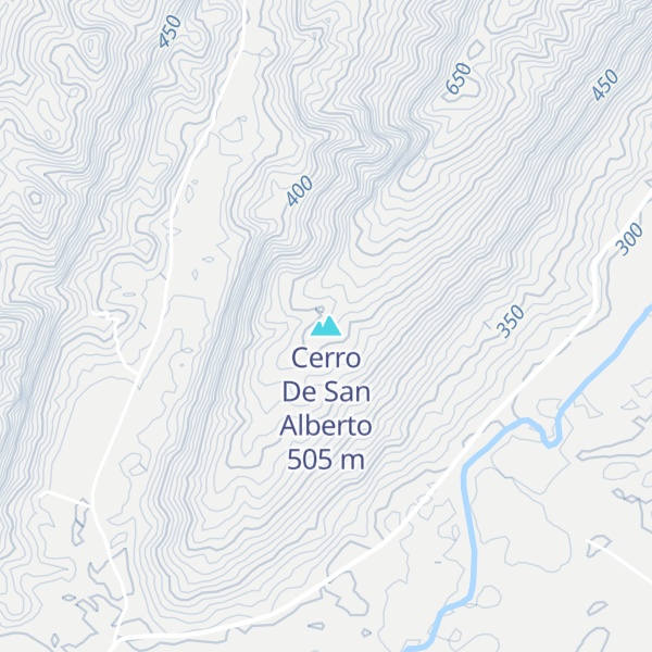 Map of Cerro De San Alberto