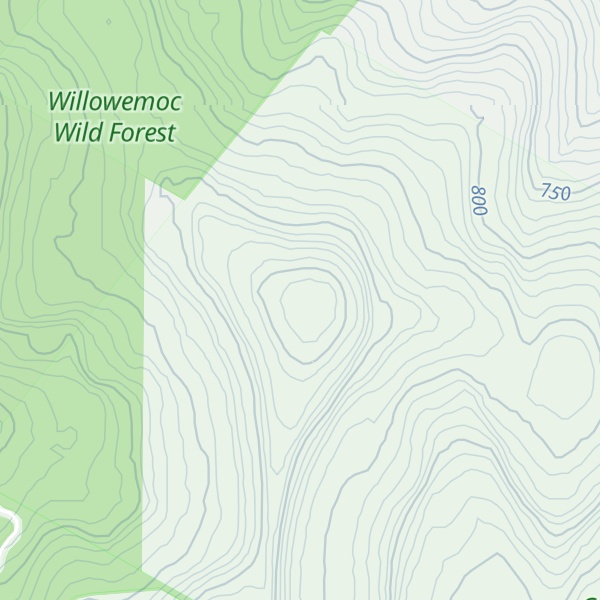 Map of Mongaup Mountain
