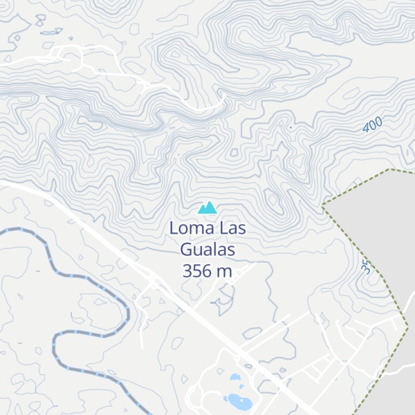 Map of Loma Las Gualas