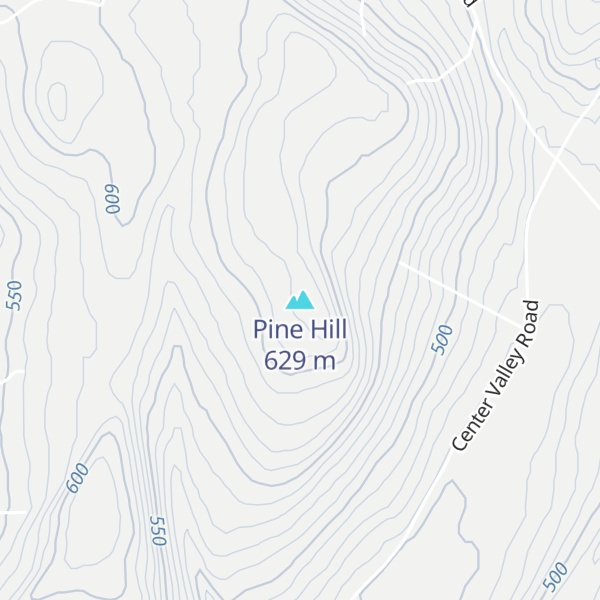 Map of Pine Hill