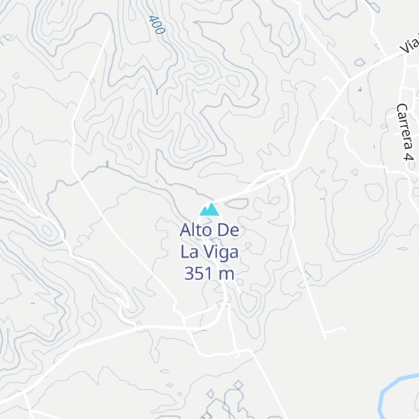 Map of Alto De La Viga