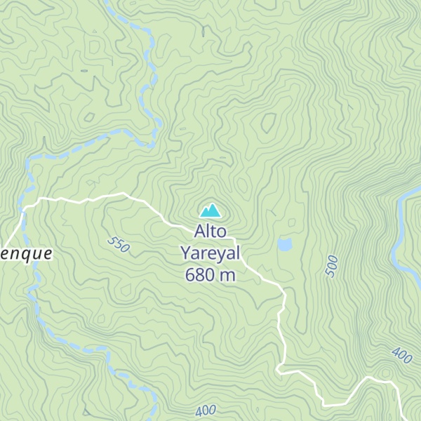 Map of Alto Yareyal