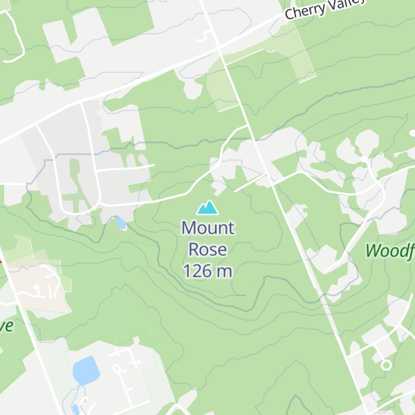 Map of Mount Rose