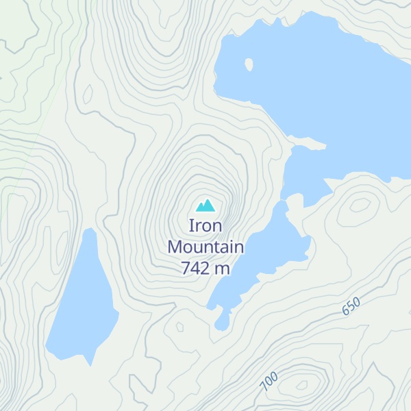 Map of Iron Mountain