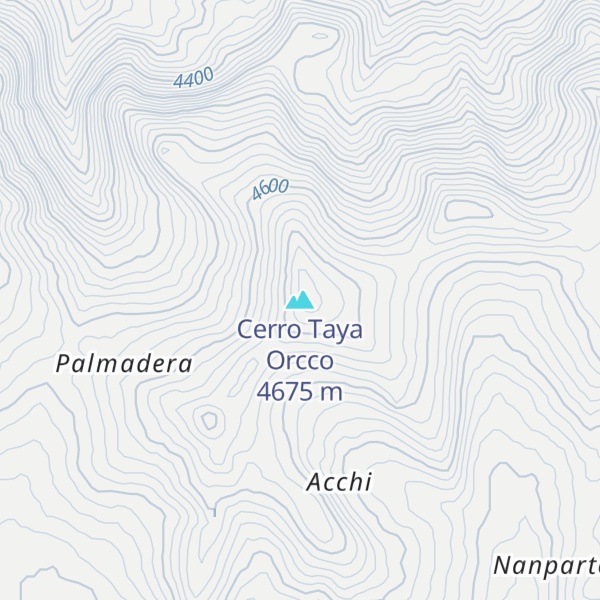 Map of Cerro Taya Orcco