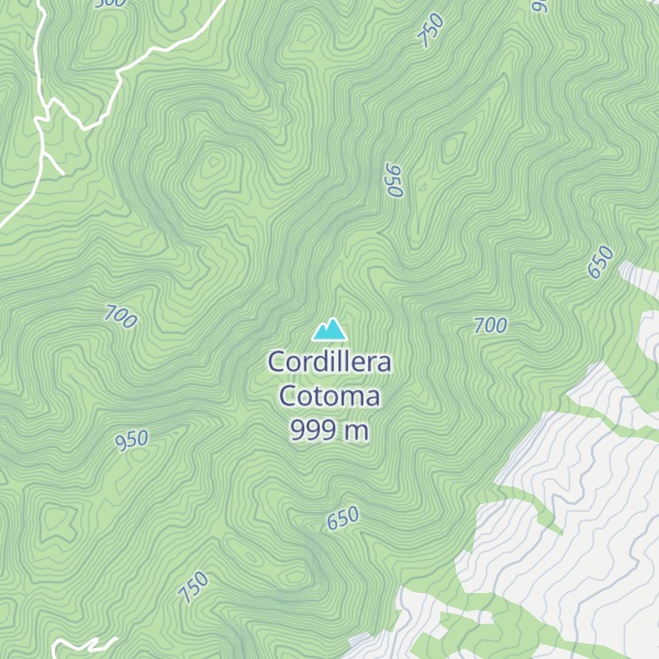 Map of Cordillera Cotoma