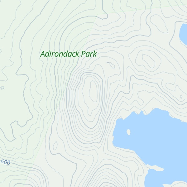 Map of Rampart Mountain