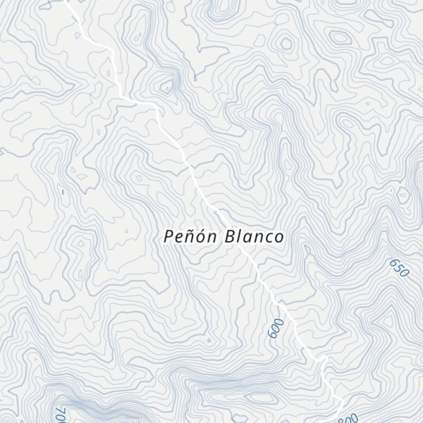Map of Peñón Blanco