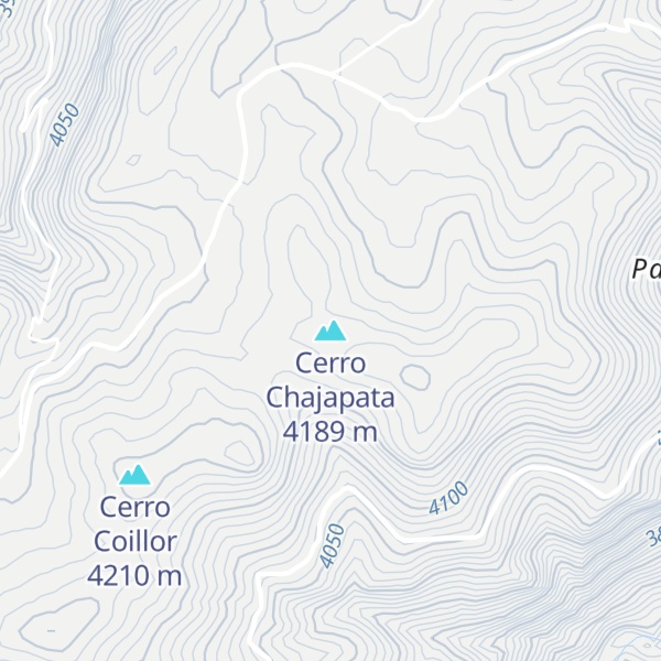 Map of Cerro Chajapata