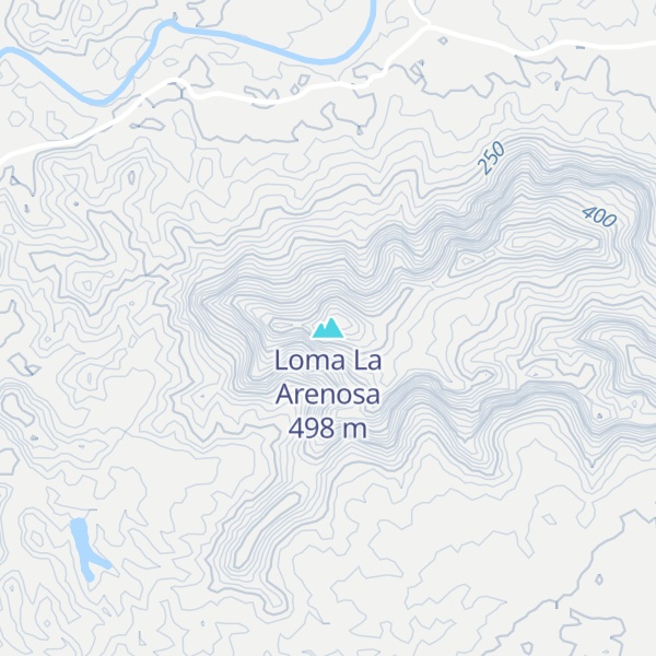 Map of Loma La Arenosa
