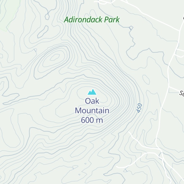 Map of Oak Mountain