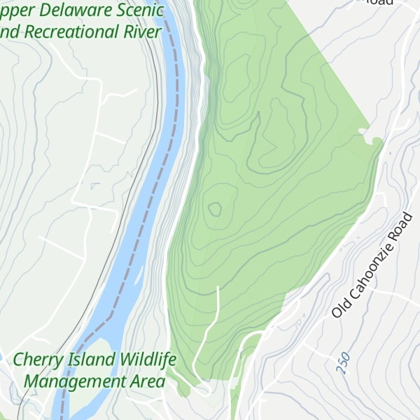 Map of Hawks Nest