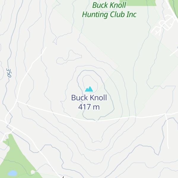 Map of Buck Knoll