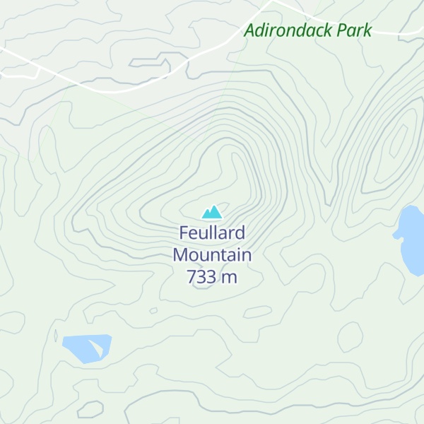 Map of Feullard Mountain
