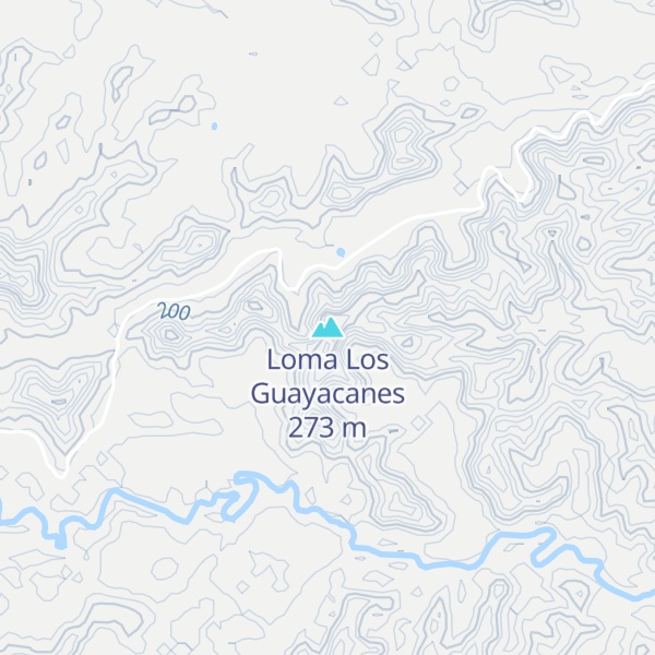 Map of Loma Los Guayacanes