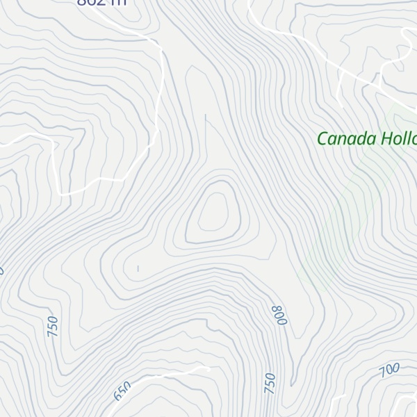 Map of Dingle Hill