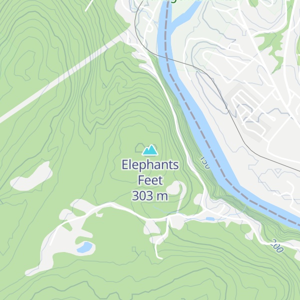 Map of Elephants Feet