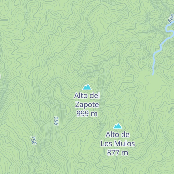 Map of Alto del Zapote