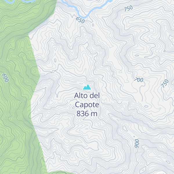 Map of Alto del Capote