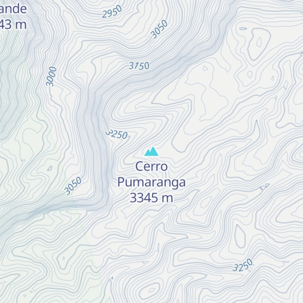 Map of Cerro Pumaranga