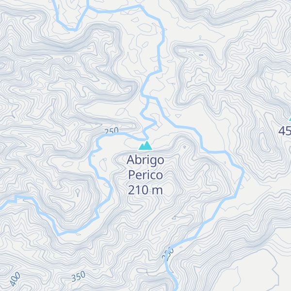Map of Abrigo Perico