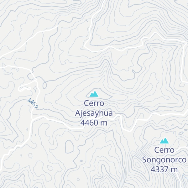 Map of Cerro Ajesayhua