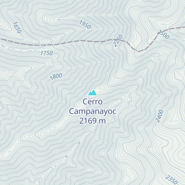 Map of Cerro Campanayoc