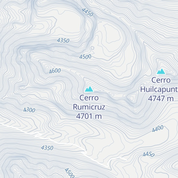 Map of Cerro Rumicruz