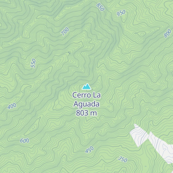 Map of Cerro La Aguada