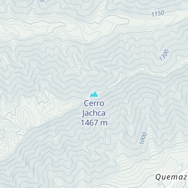 Map of Cerro Jachca