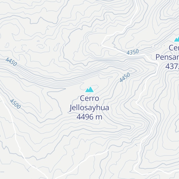 Map of Cerro Jellosayhua