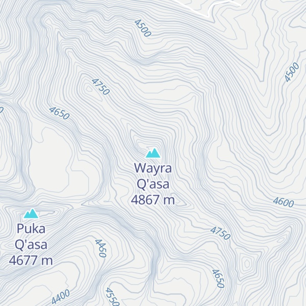 Map of Wayra Q'asa