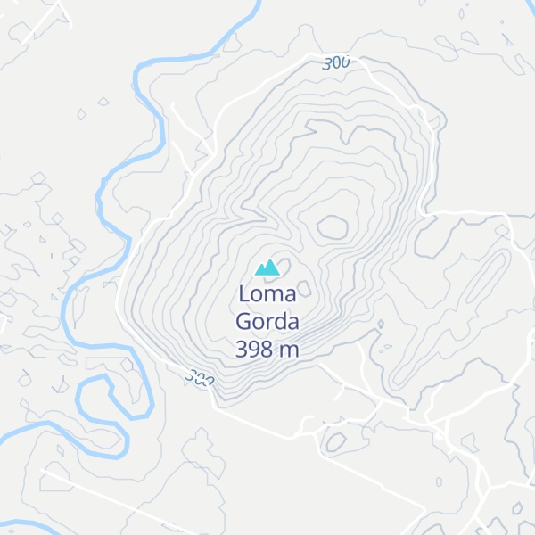 Map of Loma Gorda
