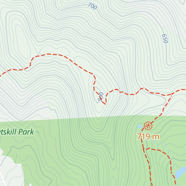Map of Cabot Mountain