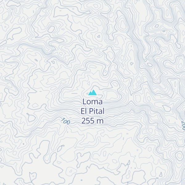 Map of Loma El Pital