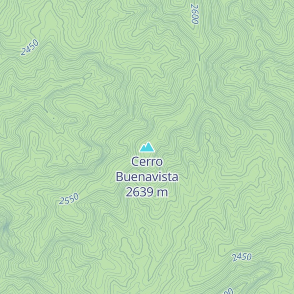 Map of Cerro Buenavista