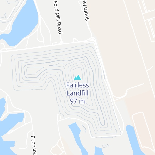 Map of Fairless Landfill