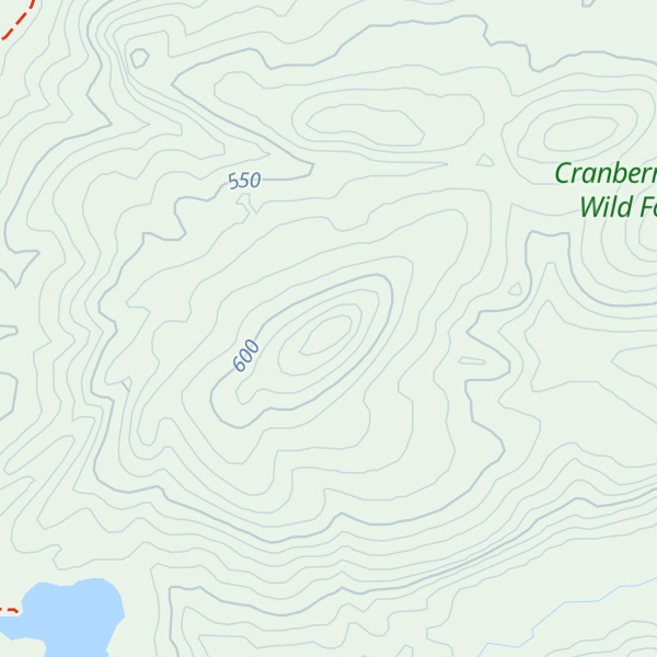 Map of Hedgehog Mountain