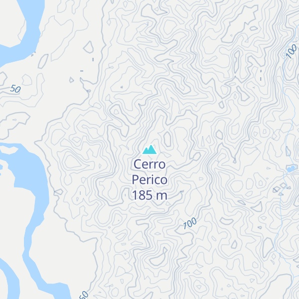 Map of Cerro Perico