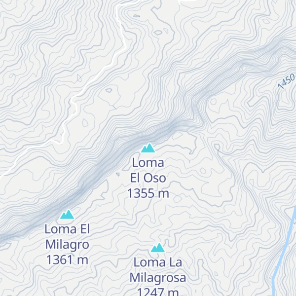Map of Loma El Oso