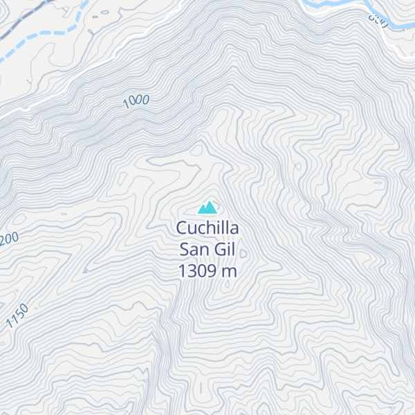 Map of Cuchilla San Gil