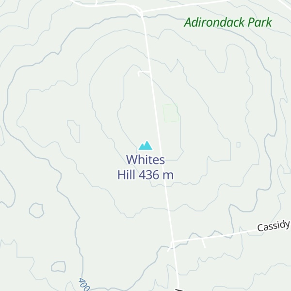 Map of Whites Hill