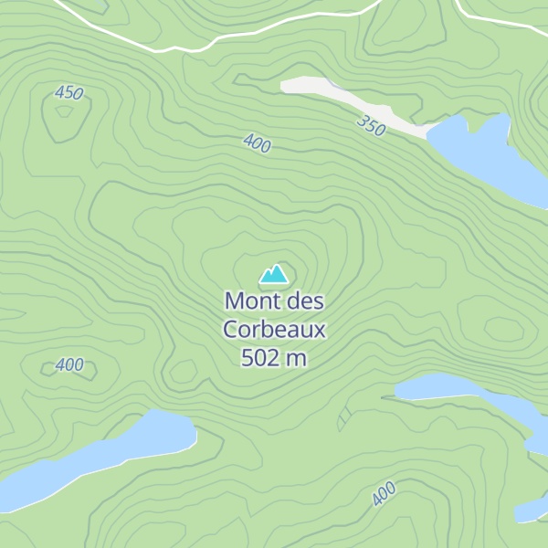 Map of Mont des Corbeaux