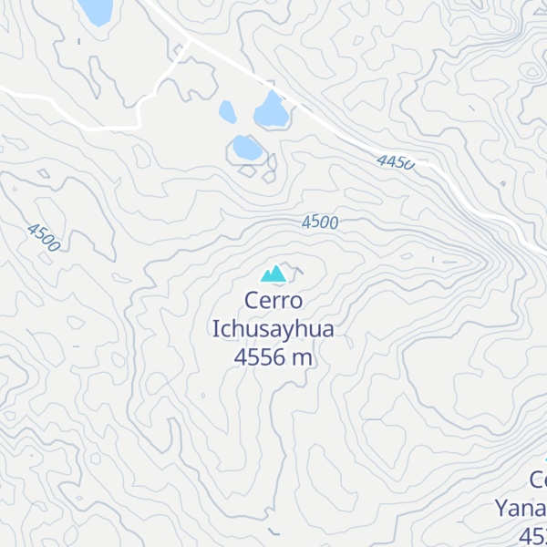 Map of Cerro Ichusayhua