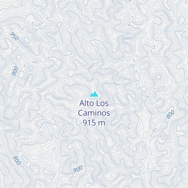 Map of Alto Los Caminos
