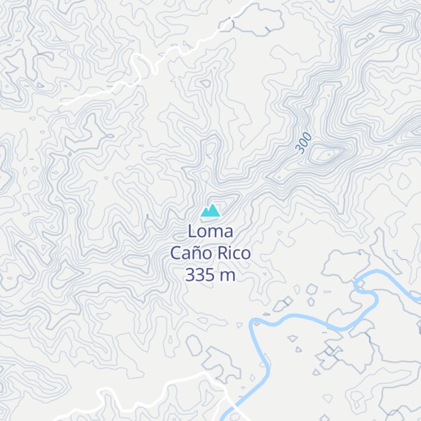 Map of Loma Caño Rico
