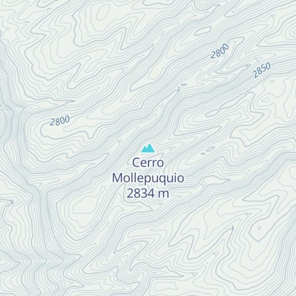 Map of Cerro Mollepuquio