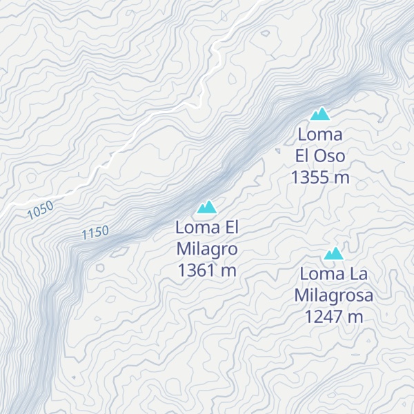 Map of Loma El Milagro