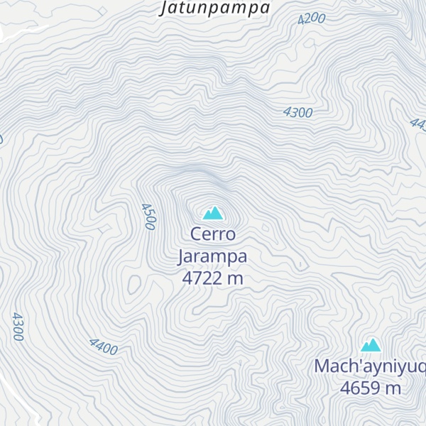 Map of Cerro Jarampa